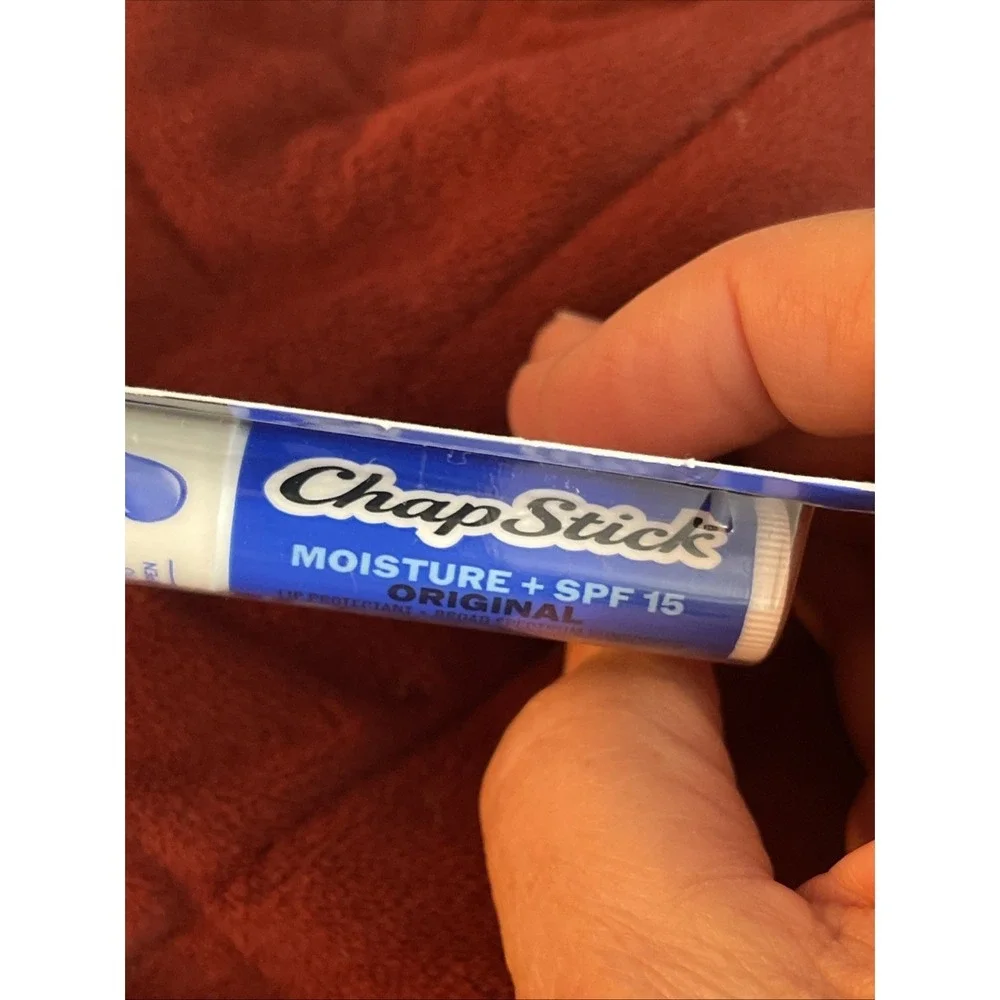 Lot Of 2 Three Packs Chapstick Tubes 24h Moisture + SPF 15 Lip‎ Protectant